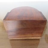 6 coasters in rosewood and brass 1970