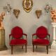 Paire de fauteuils de style Louis XVI époque fin XIXeme