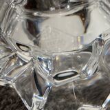 Pair of art deco crystal chandeliers, Cristallerie Vannes Le Chatel