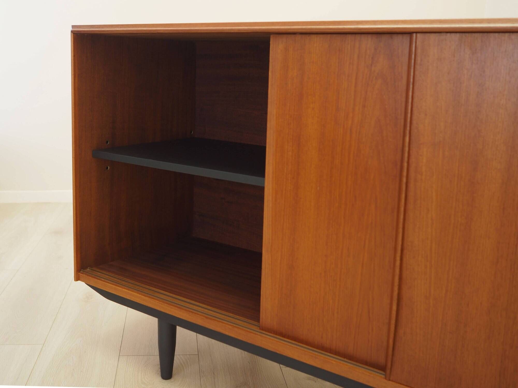 Danish teak sideboard 1960s with bar section and sliding doors