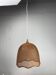 Beehive webbing rattan wicker pendant hanging lamp, 1930s