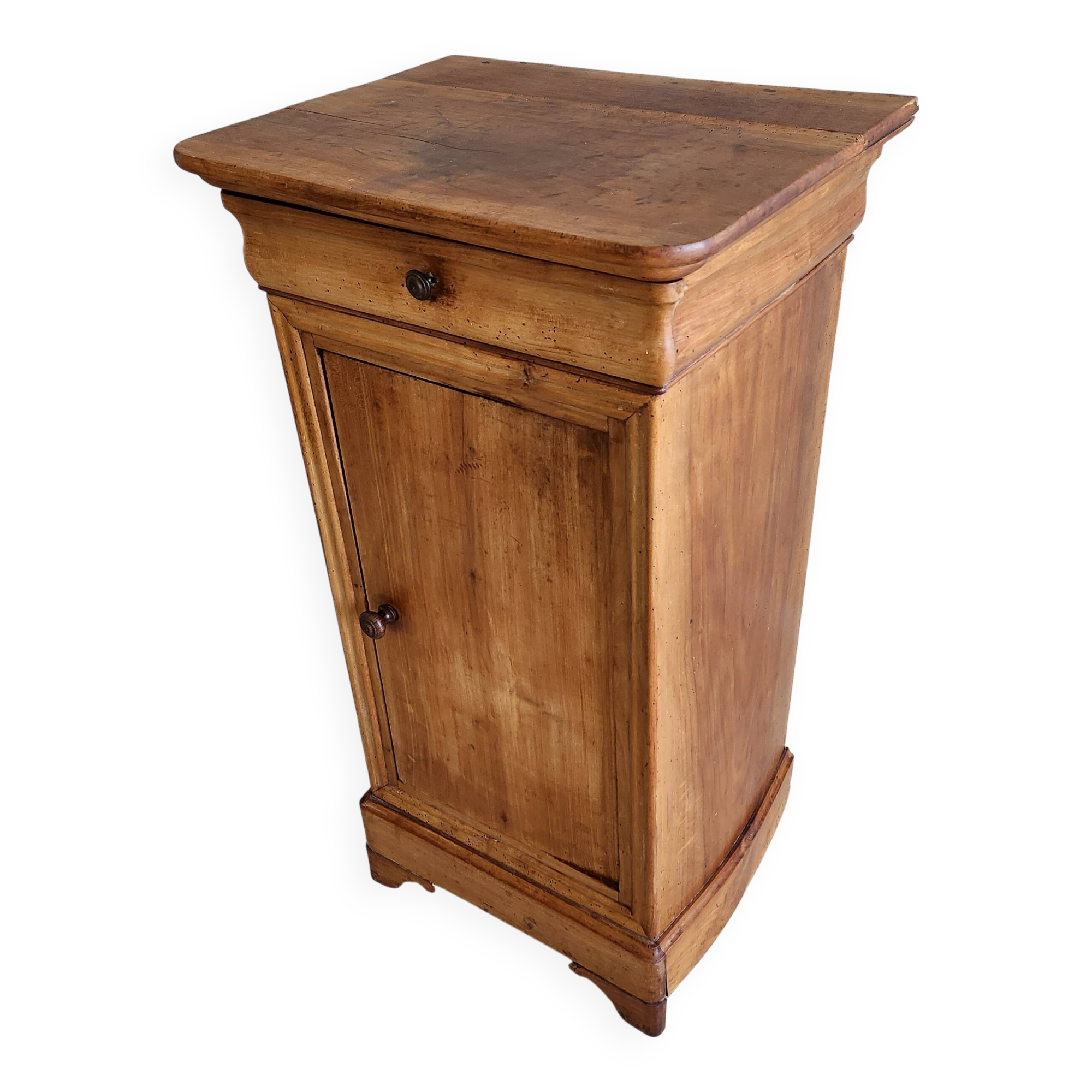 Table de nuit (chevet) ancien en bois