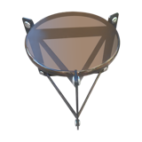 Coffee table Design smoked Plexiglas