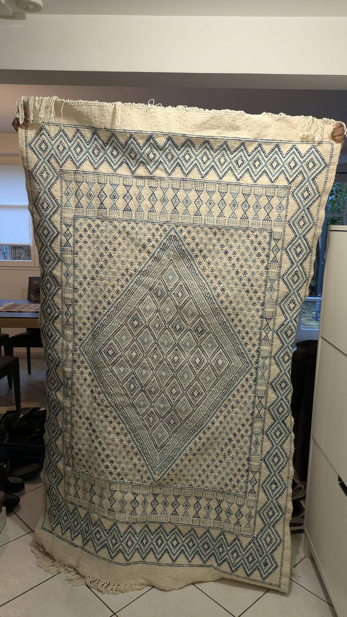 Handmade Tunisian rug
