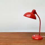 Red German table lamp mid-century 6556 by Christian Dell for Kaiser Idell, 1960s