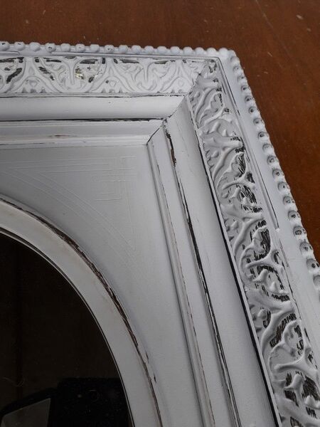 Mirror Napoleon III shabby chic 55x48 cm