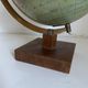 Vintage globe 1960 terrestrial Girard Barrère glass wood - 29 cm
