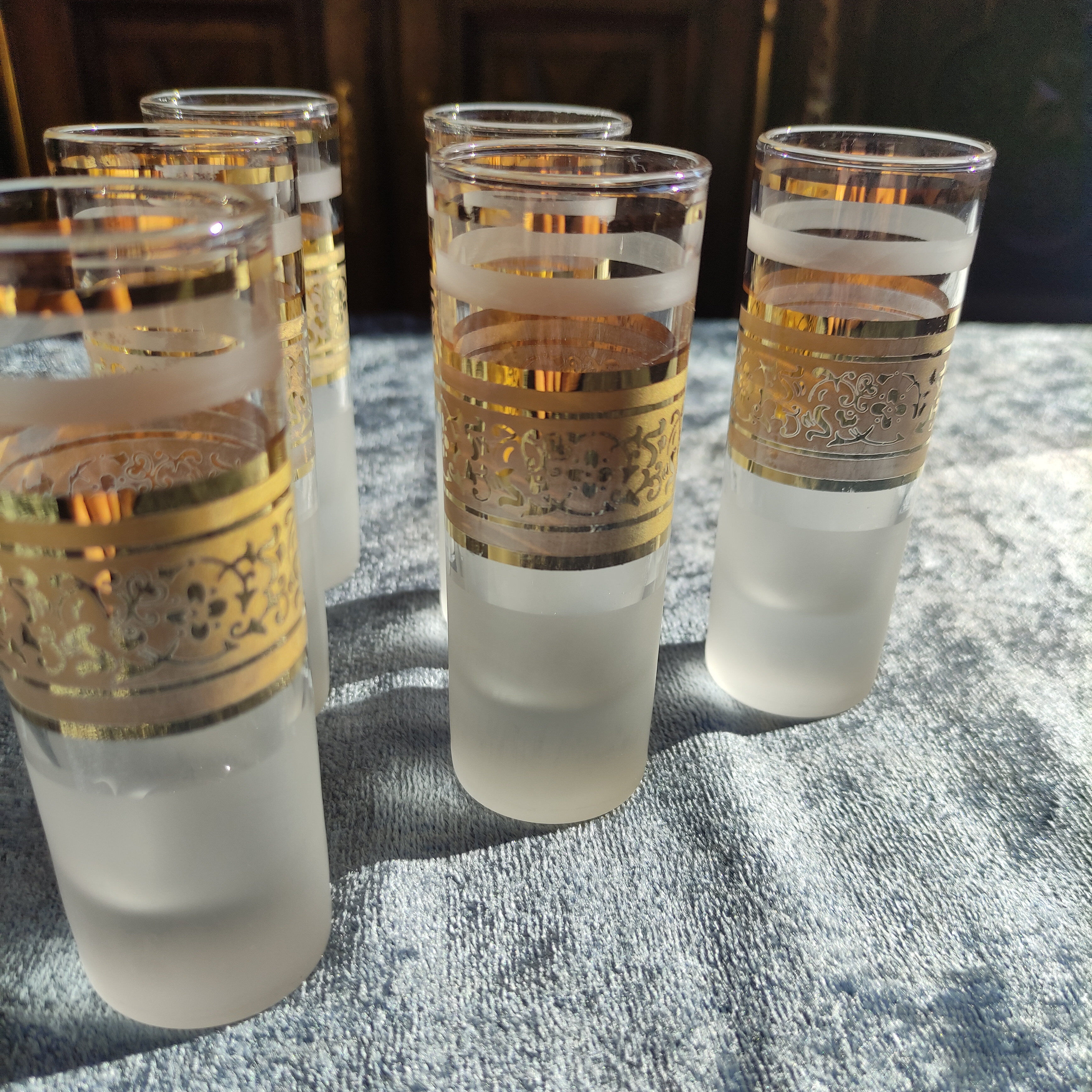 Service à vodka et caviar des années 50