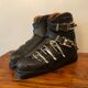Old leather ski boots