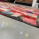 Multicolored berbere wool carpet 169x250cm