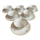 6 Limoges porcelain cups