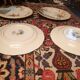 6 Dessert plates Gien France Caribbean
