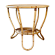 Rattan coffee table with range magazines, vintage circa 60's
