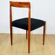 German Lübke vintage black chairs - 4 pieces - great set