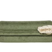Airborne. Green velvet sofa bed. 1970s.