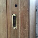 Enfilade meuble de métier chêne coulissant XL