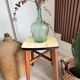 Tabouret en bois et Formica vintage