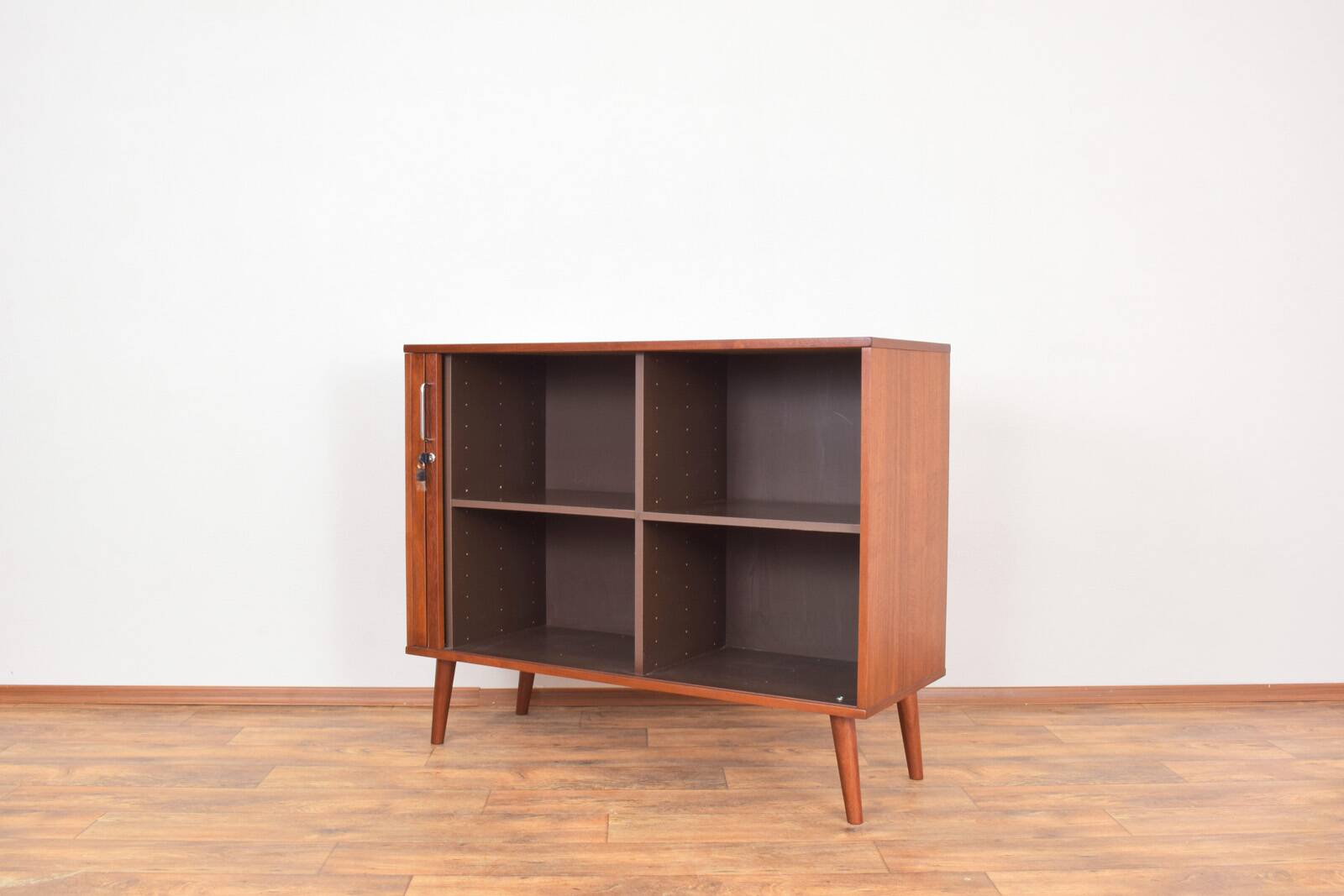 Mid-Century Danish Teak Tambour Doors Sideboard, 1960s.