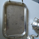 Silver metal coffee set