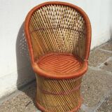 Rattan armchair