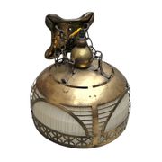 Amsterdamse School / hanging lamp / copper 1920s / Johanna van Eijbergen