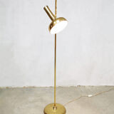 Vintage design brass floor lamp spot vloerlamp Mad men style