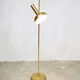 Vintage design brass floor lamp spot vloerlamp Mad men style