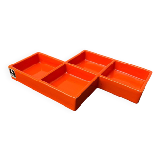 Bol Espace Age Mid-Century in Ceramic by Angelo Spagnolo for Sica / Sicart, Italy, 1960s