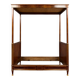 Parisian canopy bed – Louis XVI style – Mahogany and gilded bronze – circa 1