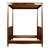 Parisian canopy bed – Louis XVI style – Mahogany and gilded bronze – circa 1