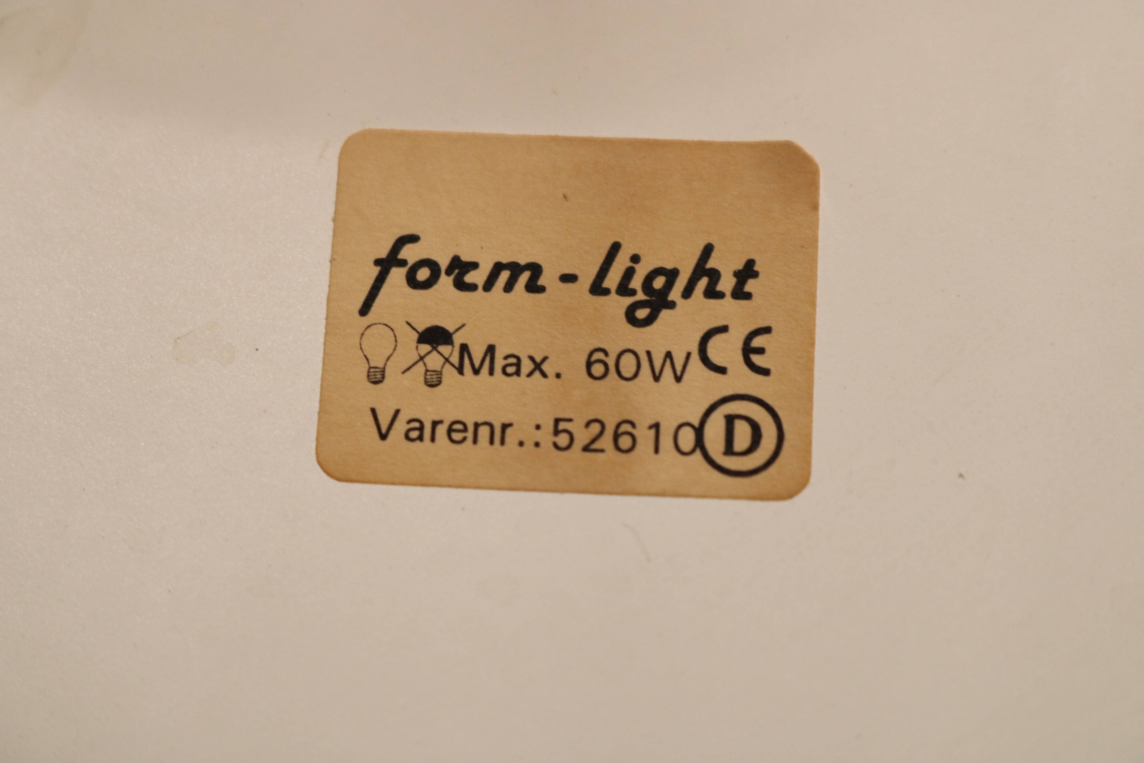 Unique green-coloured Nordic pendant lamp by Form Light model 52610, Denmark.