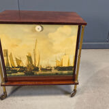 Mid-century modern French bar cabinet, 1960s