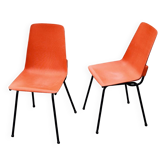 Pair of Fantasia Grosfillex shell chairs