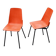 Pair of Fantasia Grosfillex shell chairs