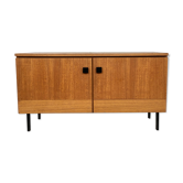 Enfilade Musterring vintage pieds noir style scandinave moderniste 1960 pieds métal