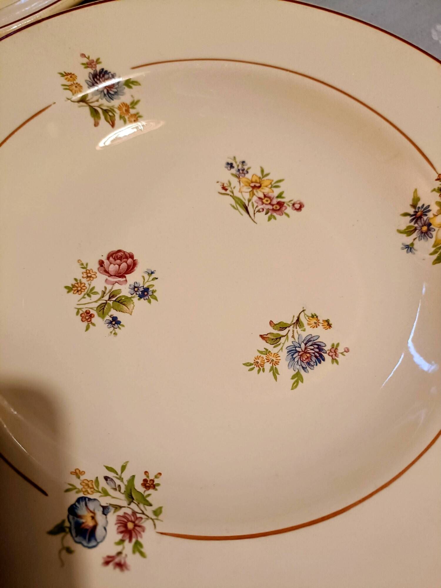 5 deep plates Salins