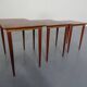 Danish Teak Nesting Tables, 1960s, Set of 3