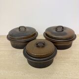 Set of 3 Arabia Ruska serving bowls , 1970s Finland