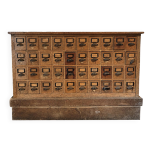 Banque d’épicier ancienne - double face