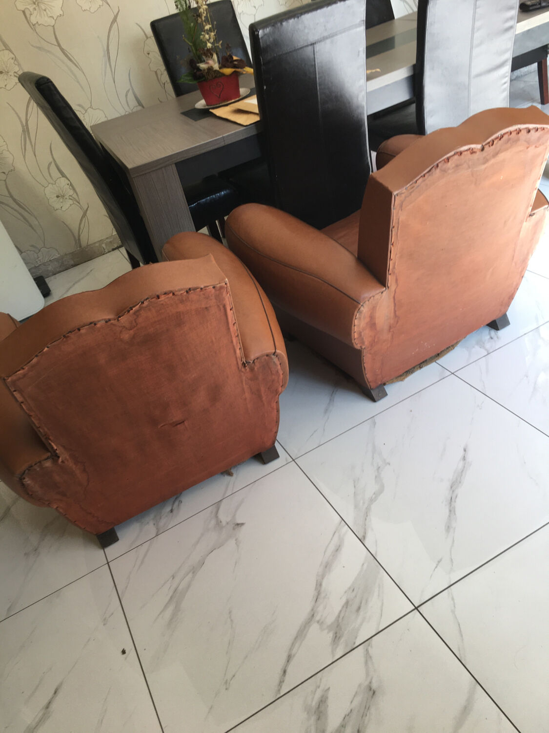 2 Moustache club chairs