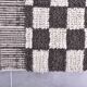 9x11 Brown & White Checkered Moroccan Rug, 269x349Cm