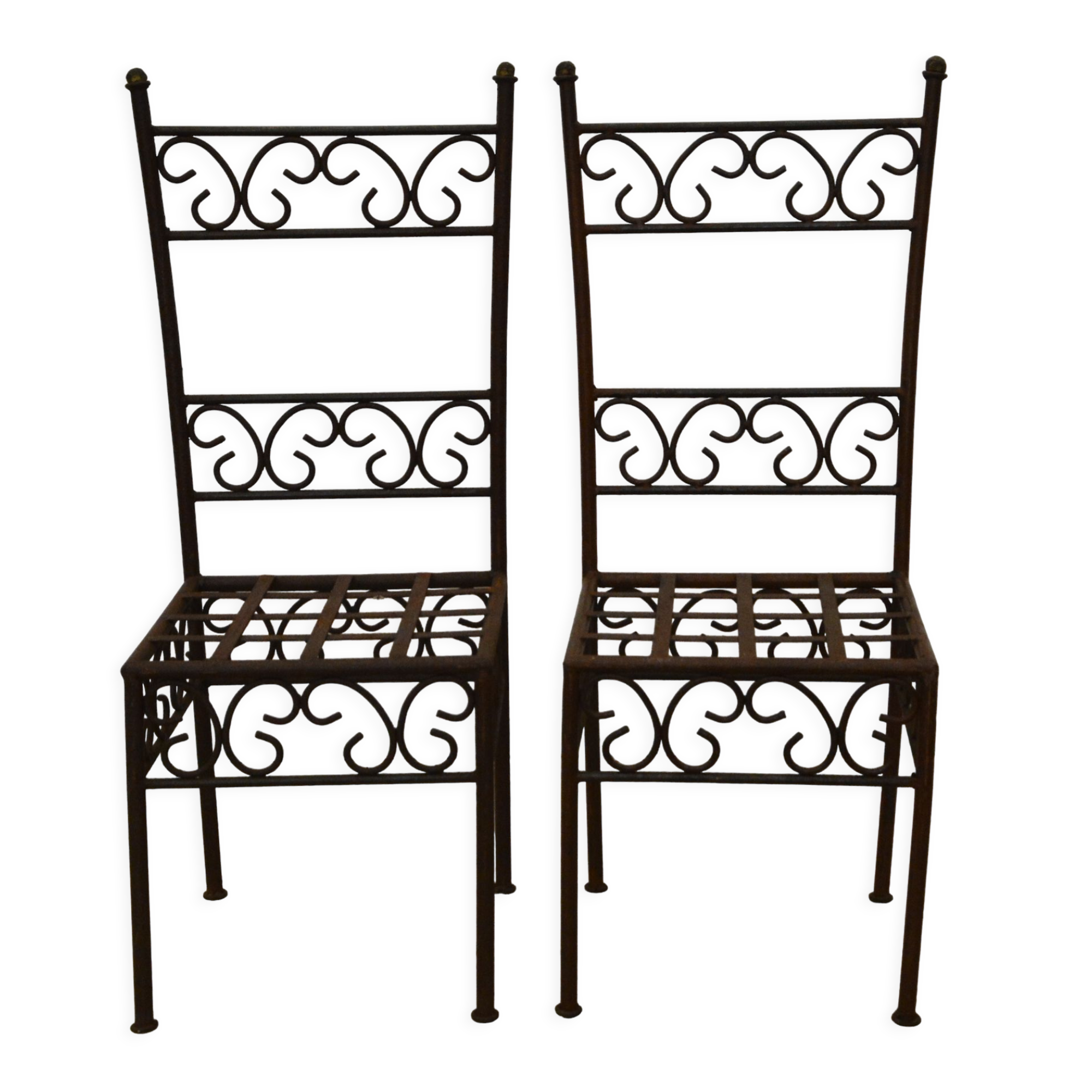 Wrought iron chairs