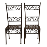 Wrought iron chairs