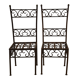 Chaises en fer forgé