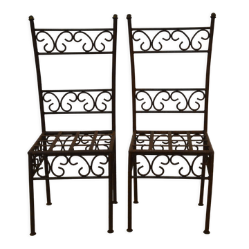 Wrought iron chairs