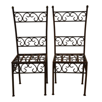 Wrought iron chairs