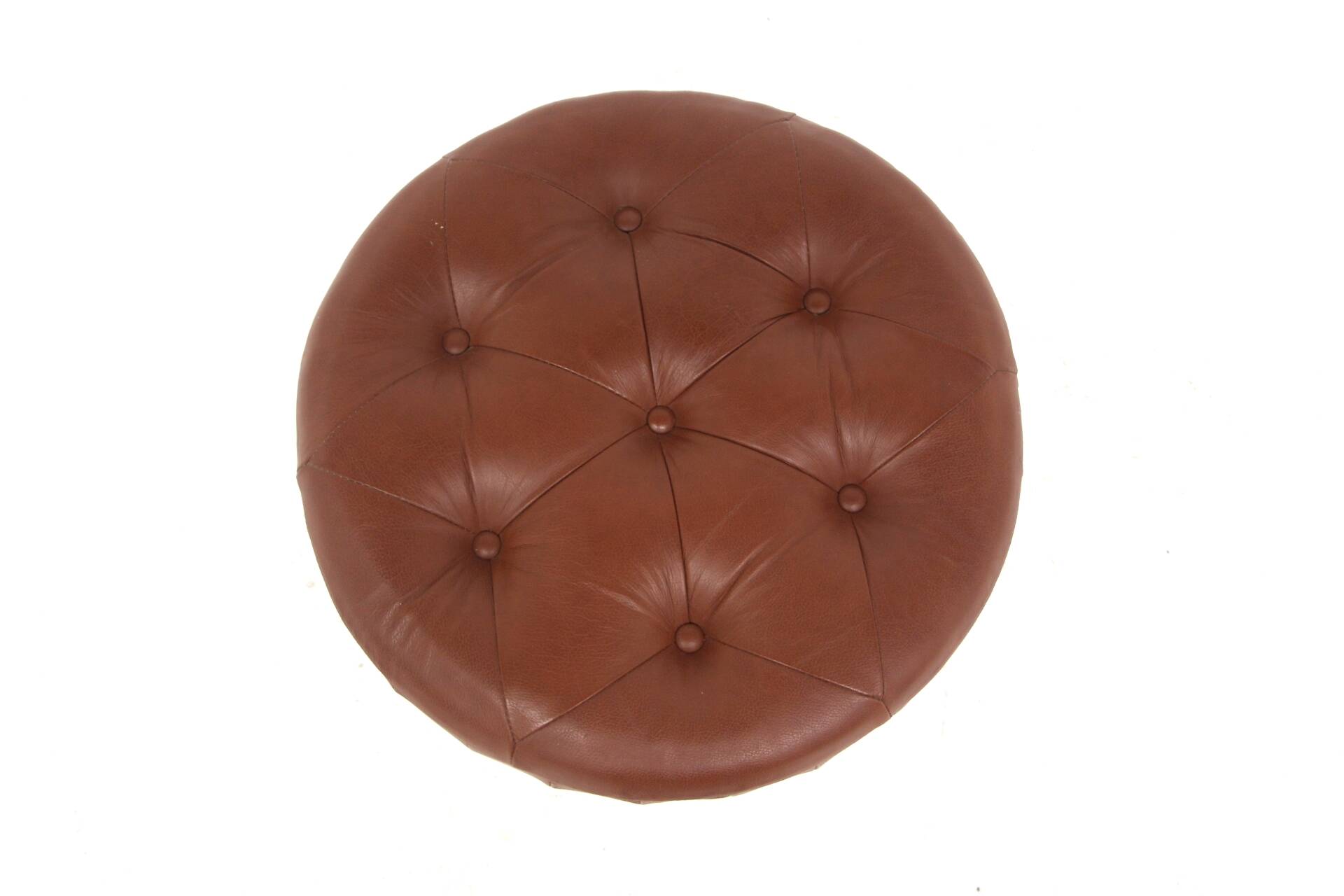 Ottoman scandinave en skaï, Suède, 1980