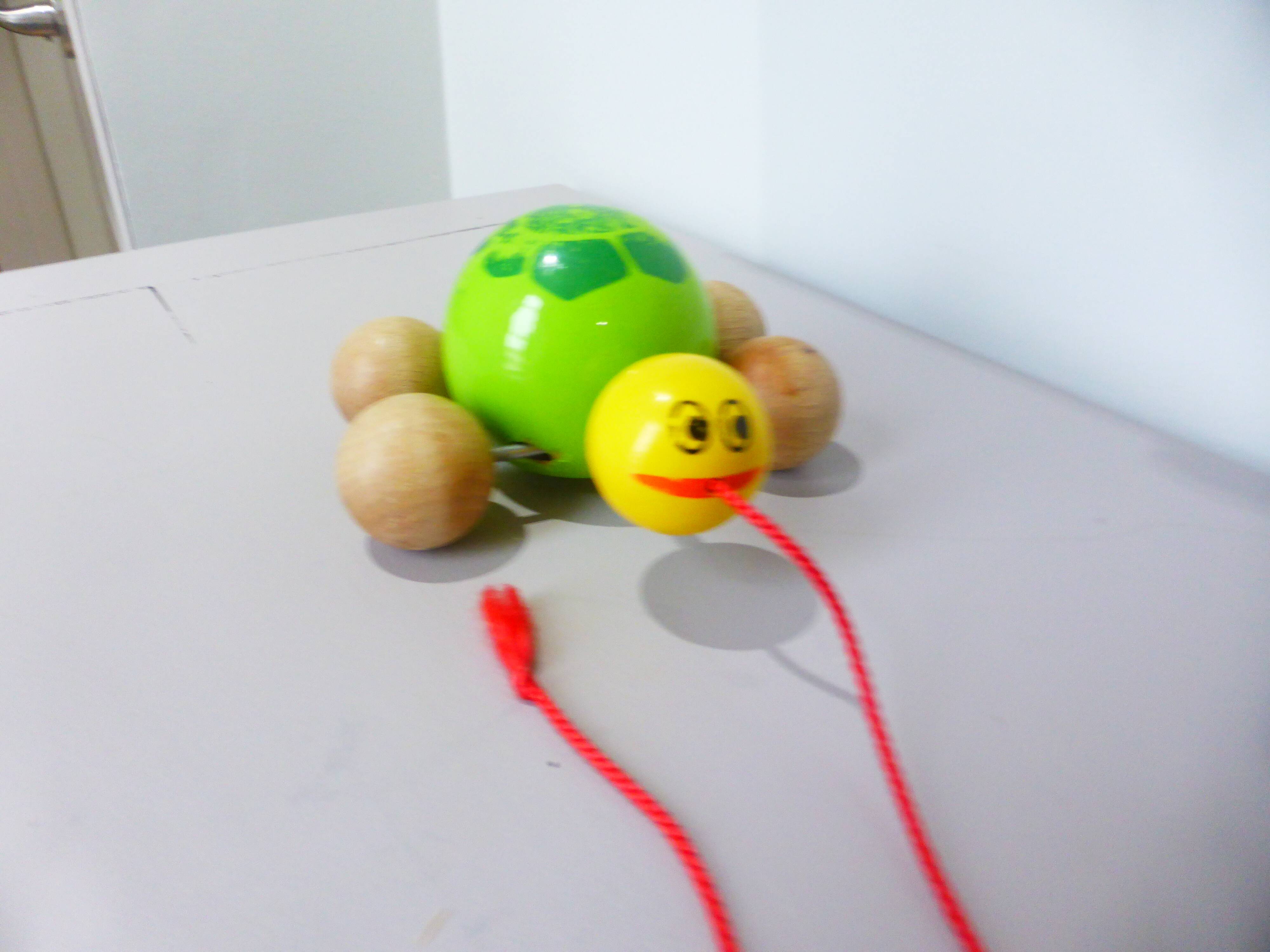 vintage wooden pull toy