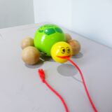 vintage wooden pull toy
