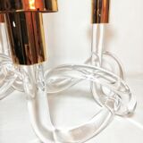 Pair of Dorothy Thorpe's pretzel chandeliers
